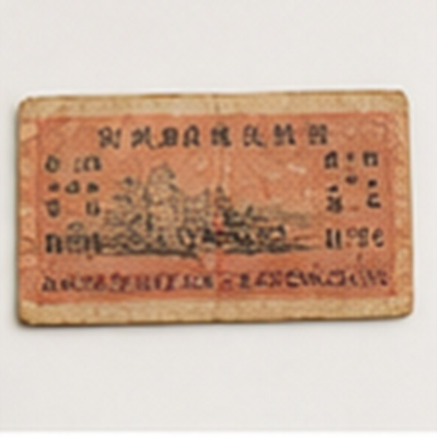 传世油票纸券 · 陈设雅致