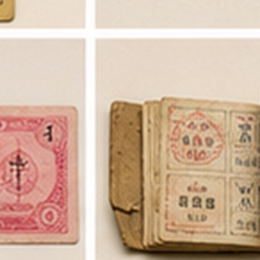 清式计划供应券 · 纹饰清晰