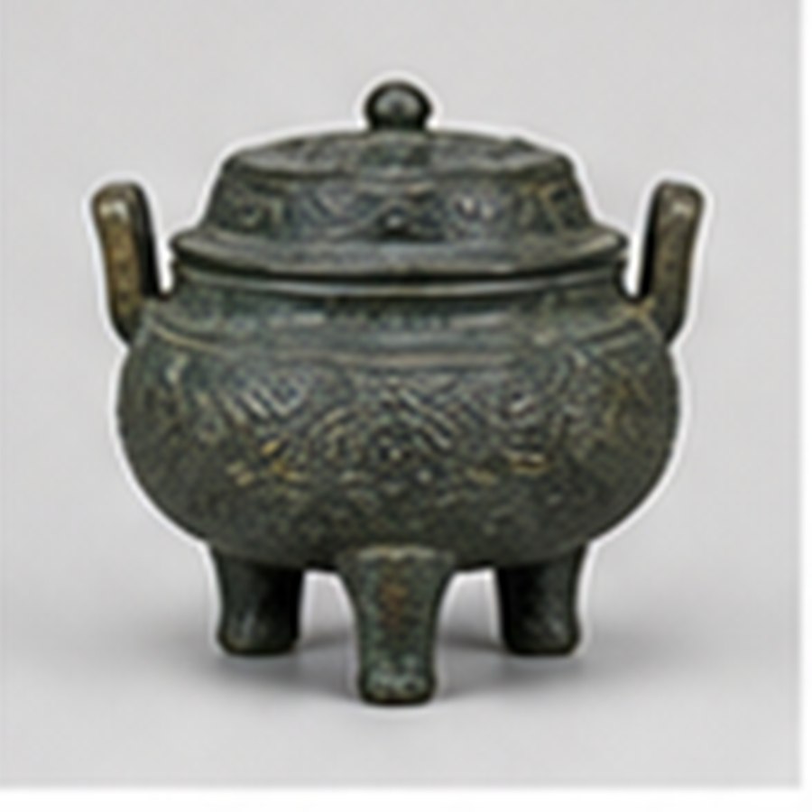 旧藏铜鼎式炉 · 收藏佳品