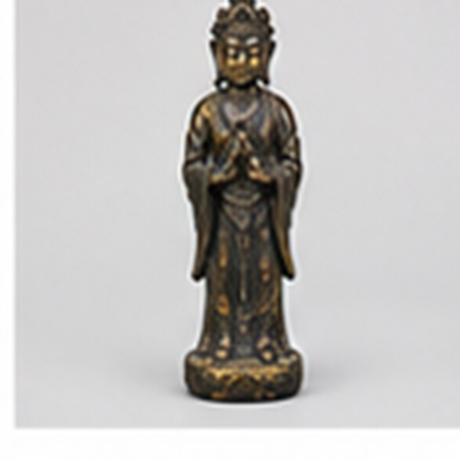 传世铜烛台 · 品相完整