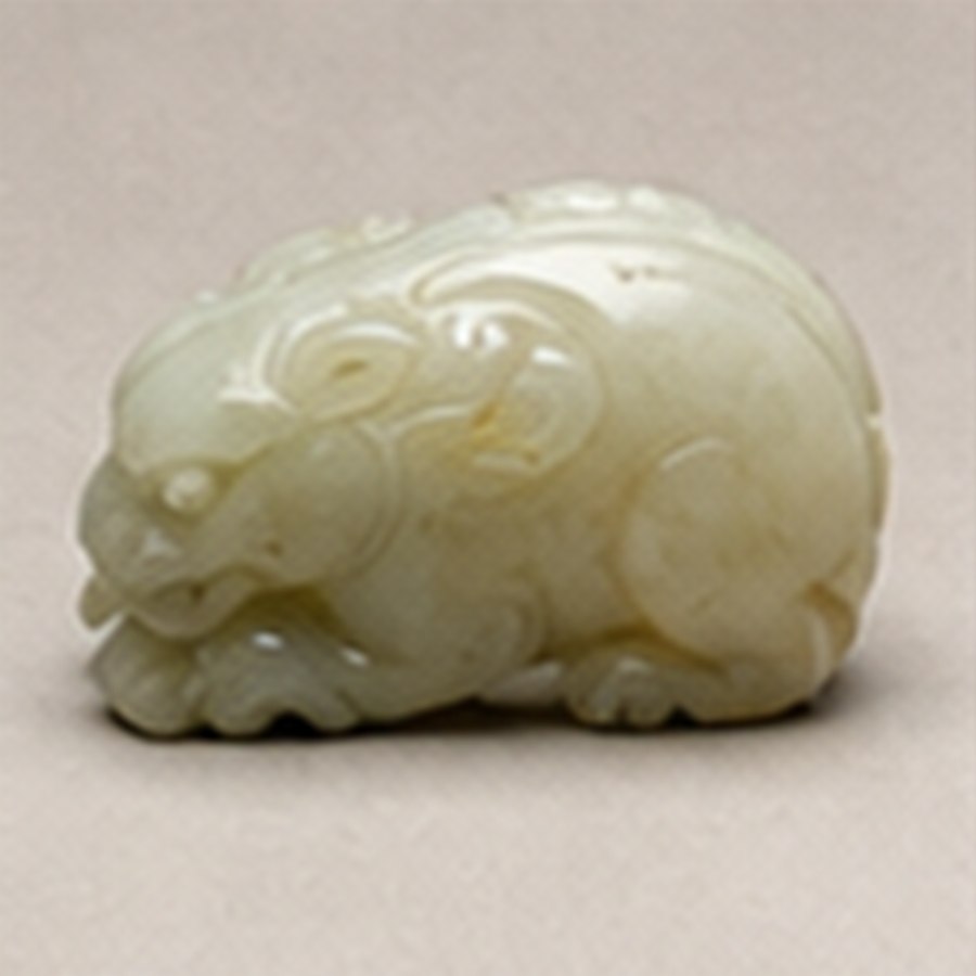 精品白玉莲花手串 · 陈设雅致