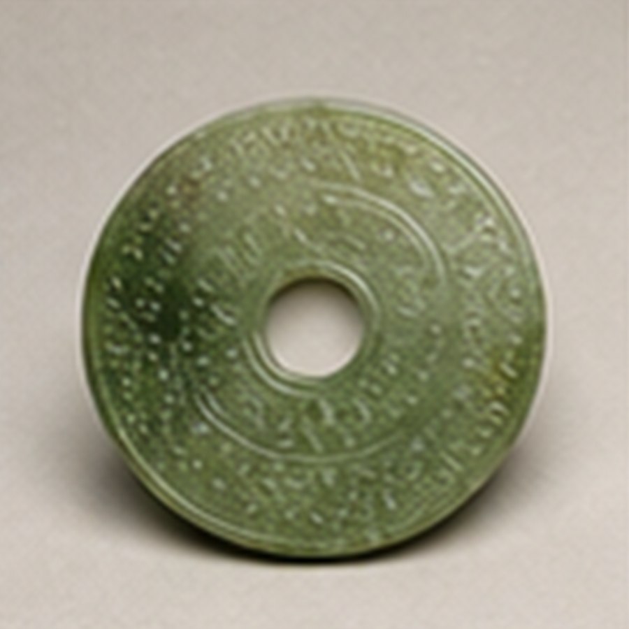 传世白玉龙纹璧 · 收藏佳品