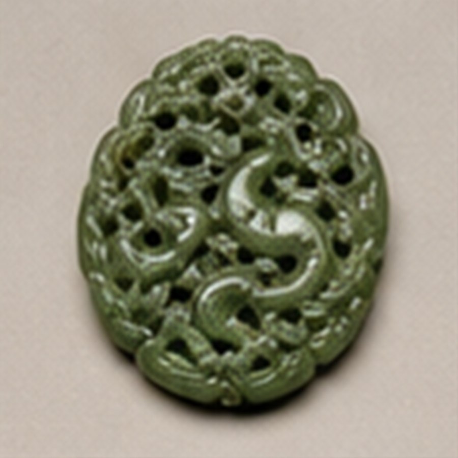 传世羊脂玉葫芦坠 · 品相完整