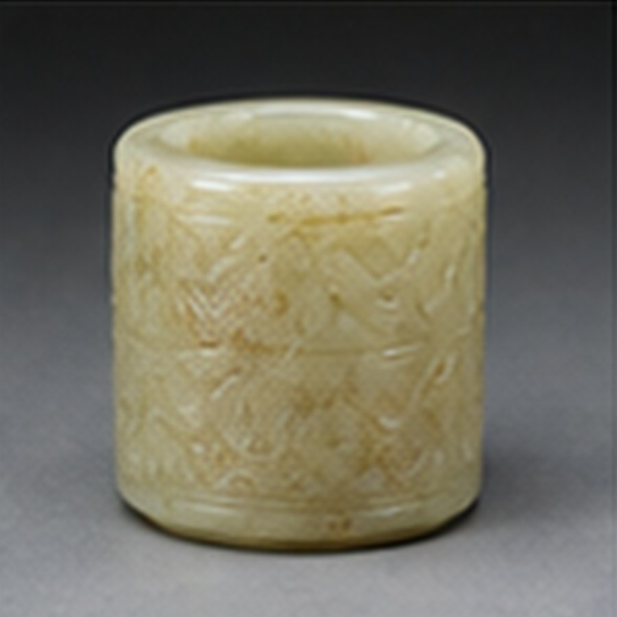 清式白玉龙纹璧 · 收藏佳品