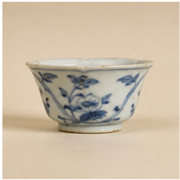 雅玩瓷器青花小碗孤品